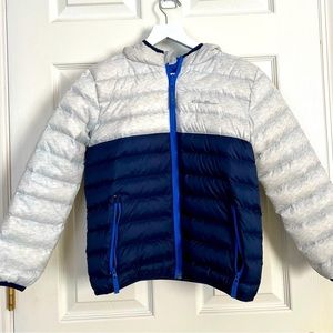 Eddie Bauer Kids S 7/8 Hooded Reversible Puffer Jacket